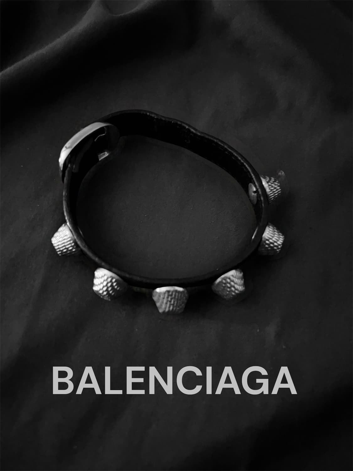 발렌시아가 Le Cagole Studded Leather Brac 팔찌  상품이미지1