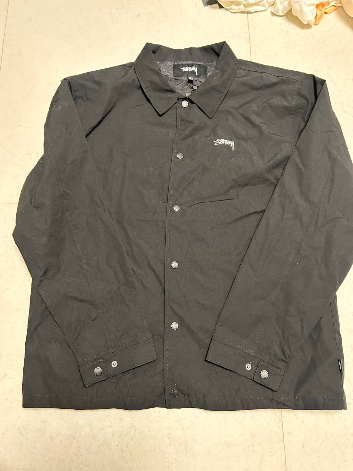 Stussy Classic Coach Jacket Black 상품이미지1