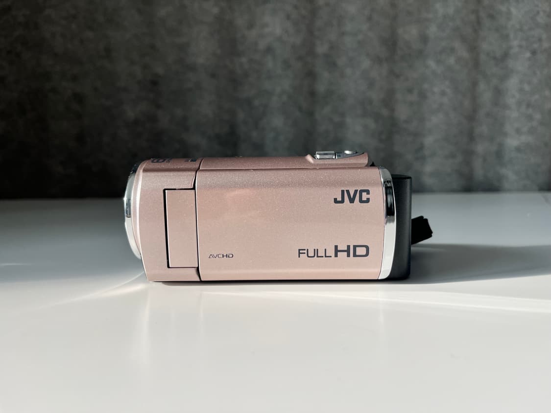 S급/ 영상만/ 찐특가/ jvc gz e150 빈티지 캠코더 로즈골드 상품이미지2