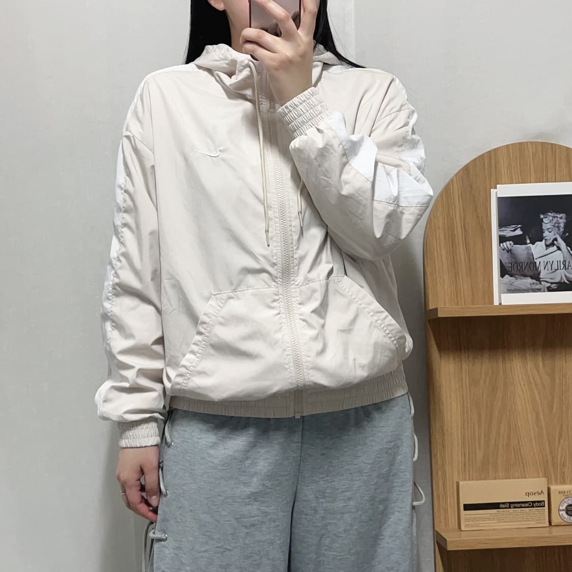 [정품] 나이키 베이지 화이트스우시 병아리 바막 [ L ] 상품이미지2