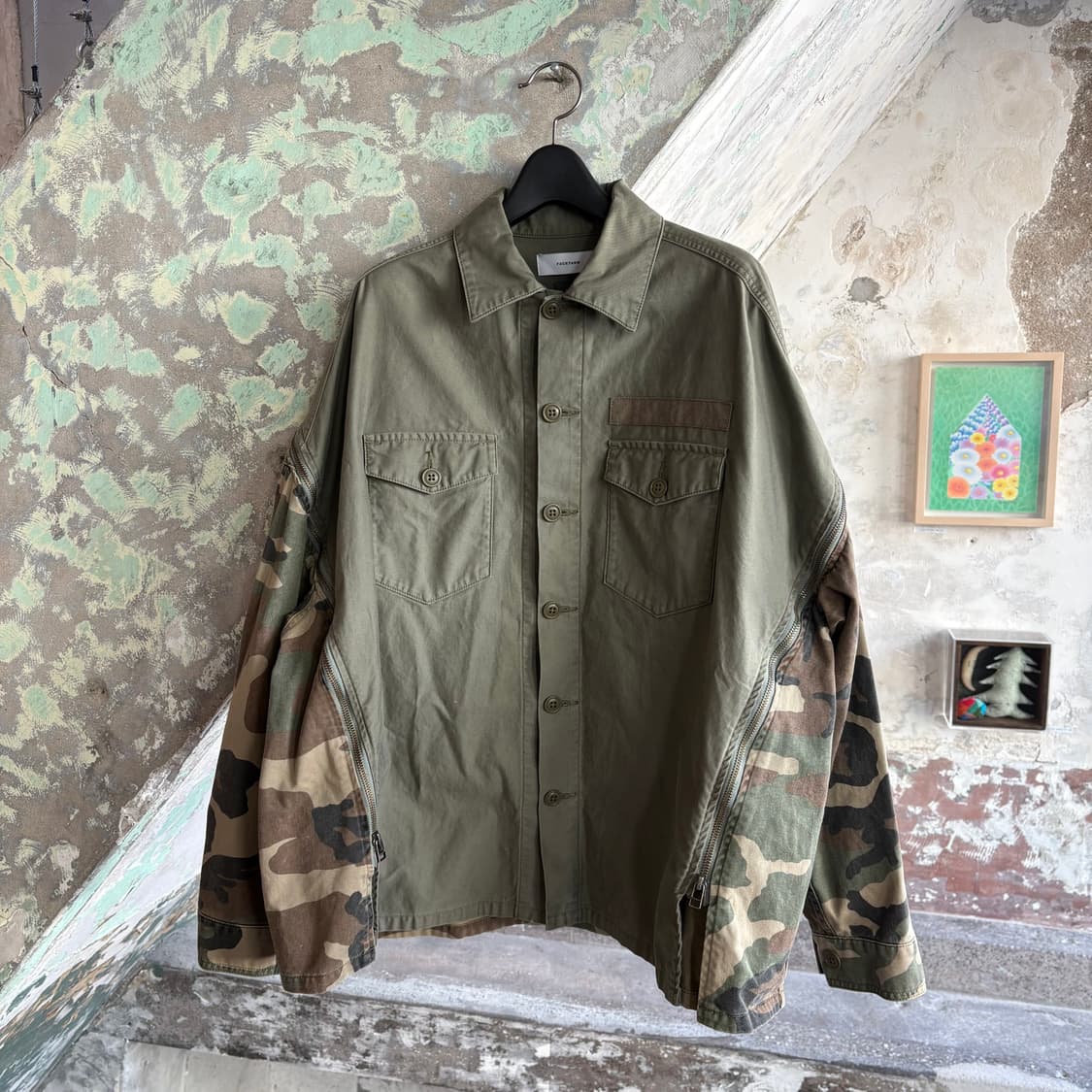 파세타즘 지퍼 아미 셔츠 상품이미지1