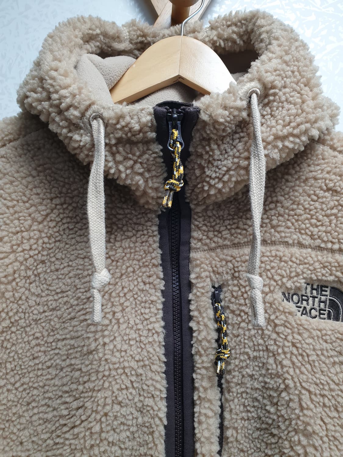 [남95] 노스페이스 플리스 후드집업 카멜 상품이미지4