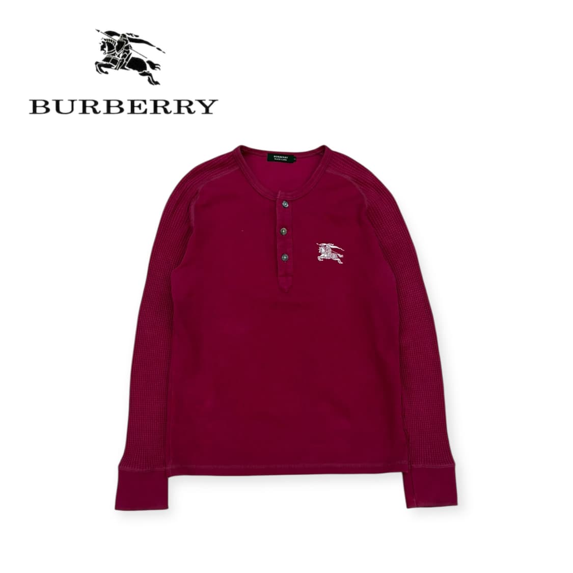 버버리 블랙라벨 버건디 롱슬리브 상품이미지1
