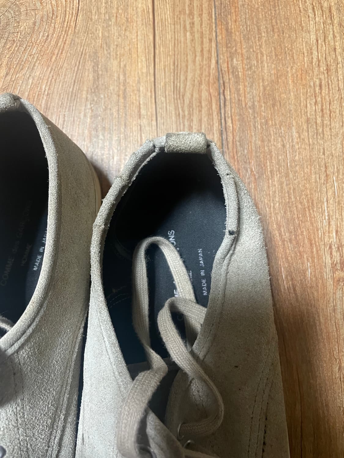 90s 꼼데가르송 옴므 스웨이드 슈즈 상품이미지4