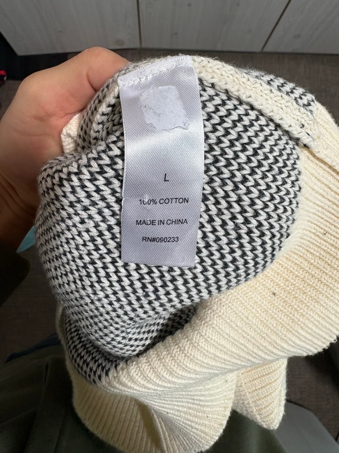 L - 에센셜 니트 스웨터 버터크림 - 20SS 상품이미지5