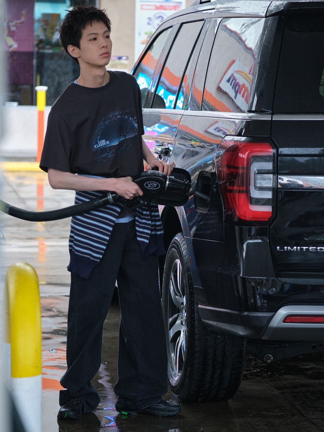 로우클래식 JOSHUA TREE T-SHIRT DEEP CHARCOAL 상품이미지6