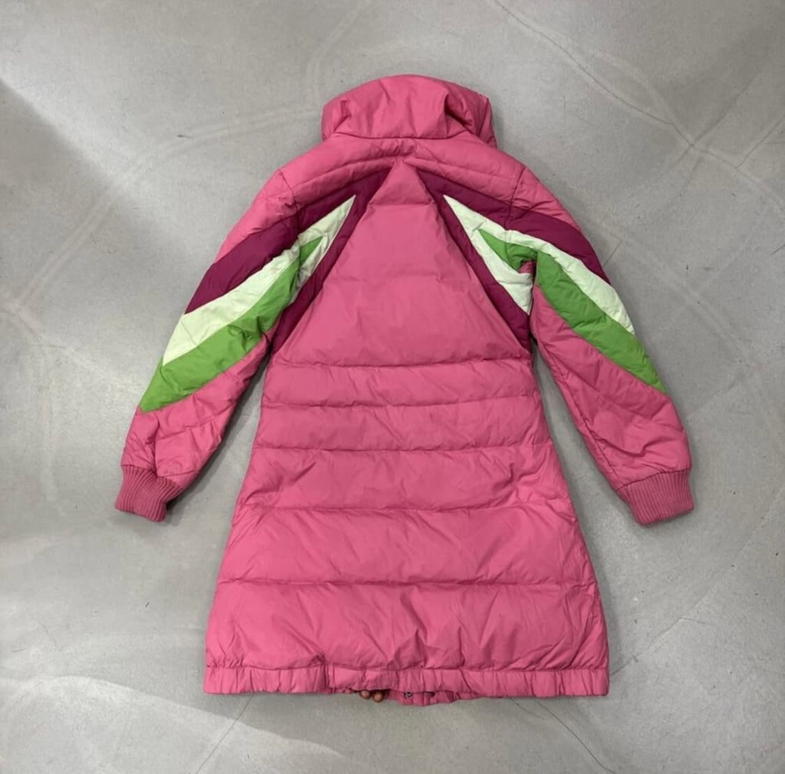 디젤 롱패딩 핑크 M 상품이미지2