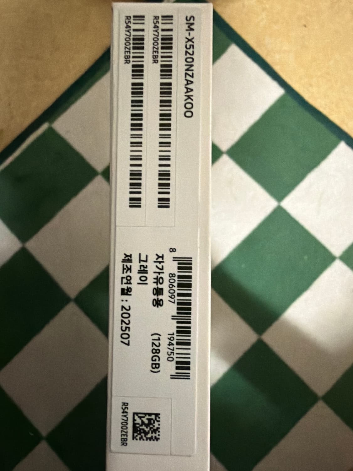 미개봉 새상품 갤럭시탭 S10 FE 128gb 상품이미지3