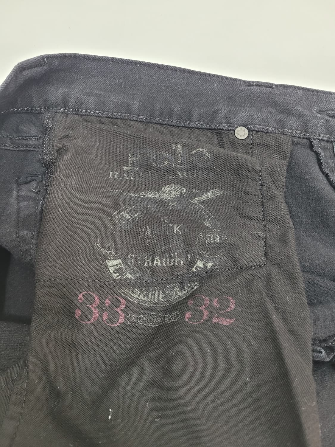 POLO 폴로 랄프로렌 블랙 데님 팬츠 / 남 32x33(추천30~31) 상품이미지8