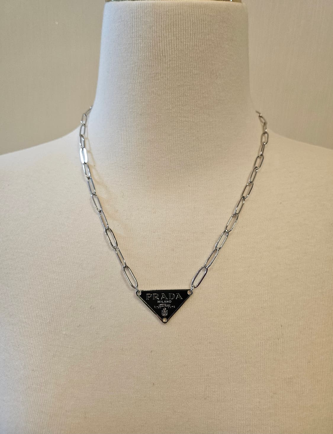 프라다 업사이클링 클립체인 목걸이 상품이미지6
