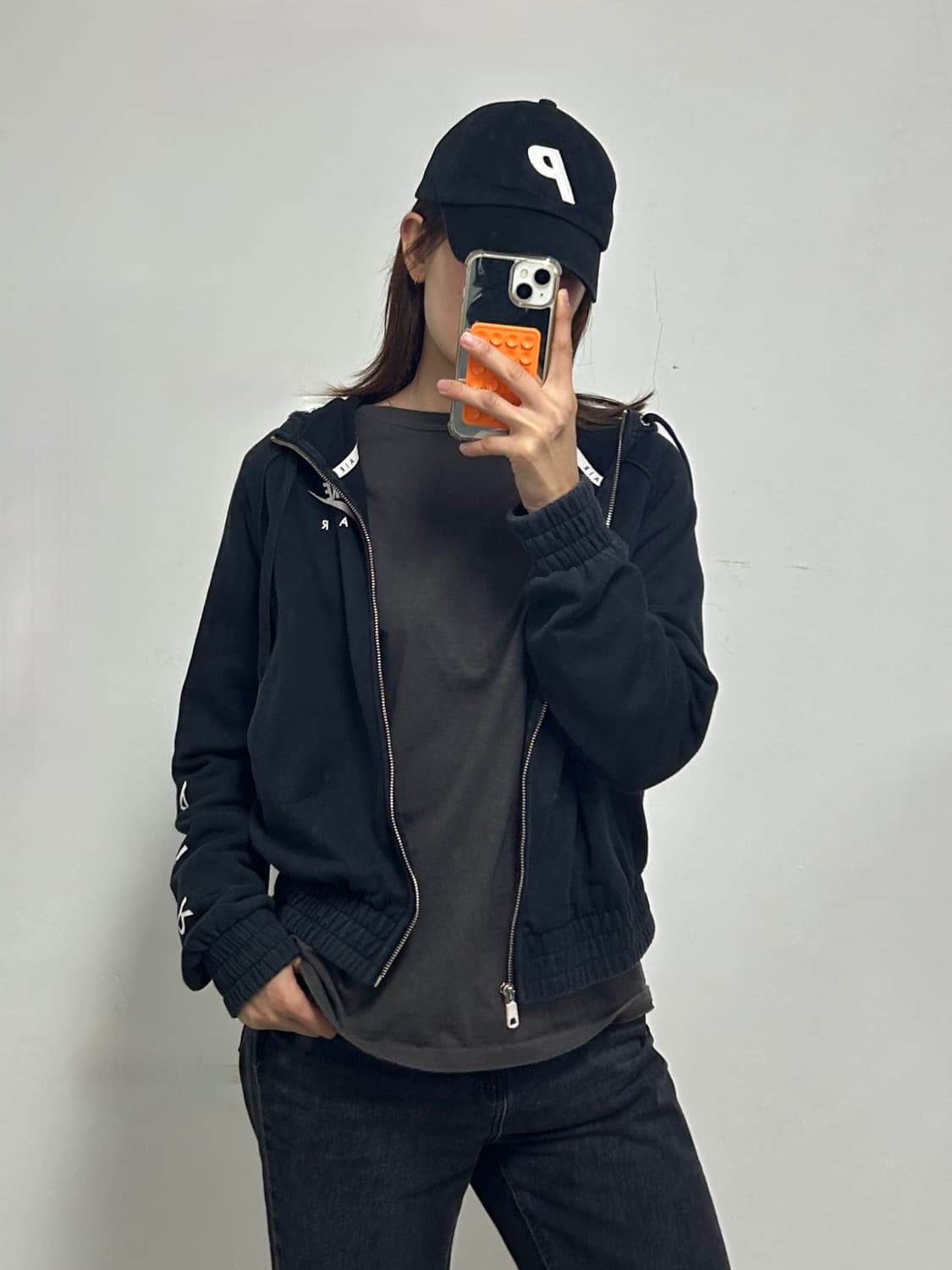 나이키 절개 패턴 후드집업  상품이미지2