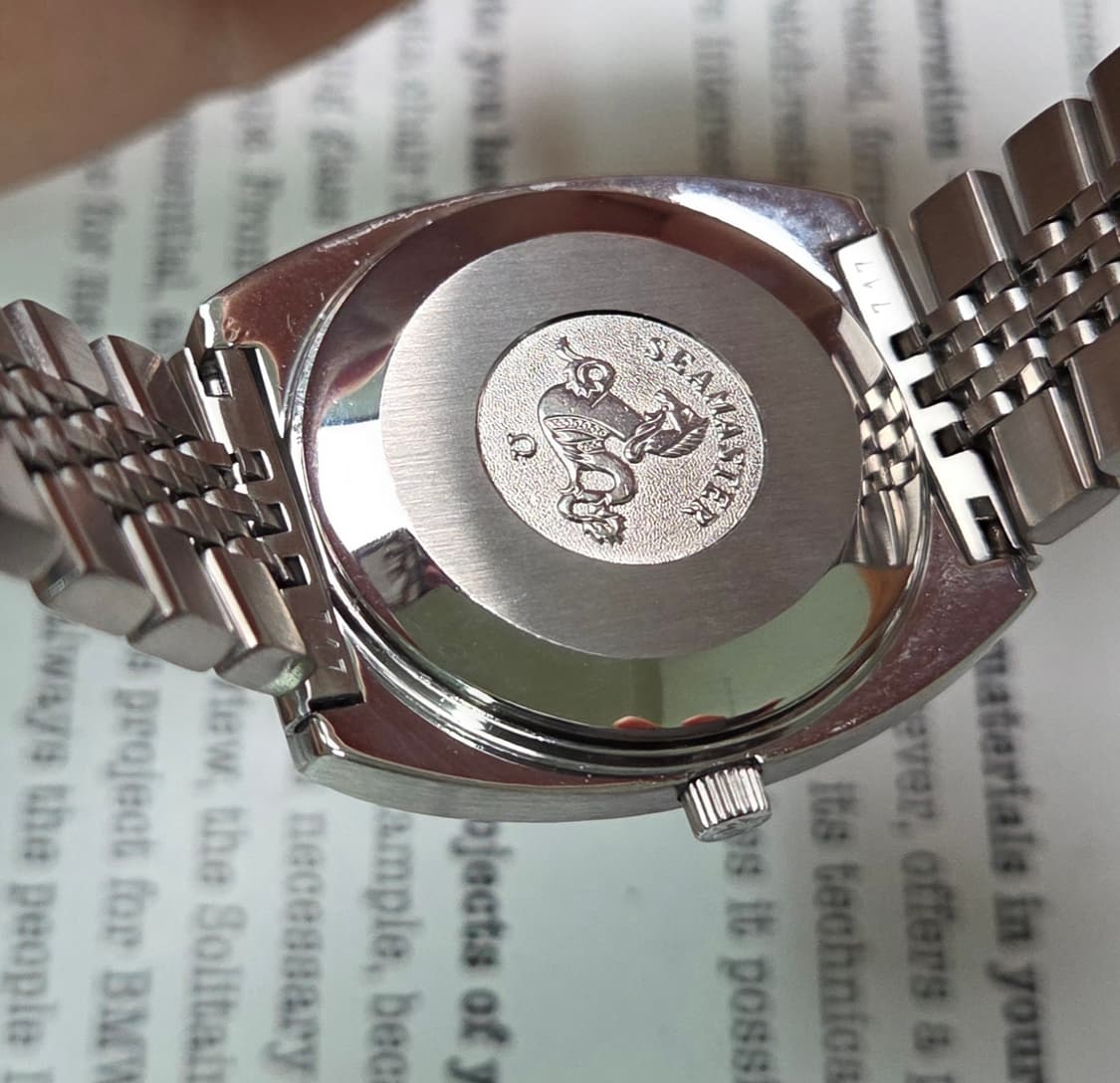 빈티지 오메가 씨마스터 테레비 데이데이트 실버판 (일자형 브슬 ver) 상품이미지7