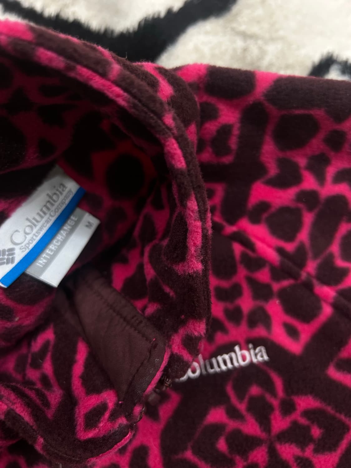 [M]컬럼비아 패턴 플리스 자켓 상품이미지5