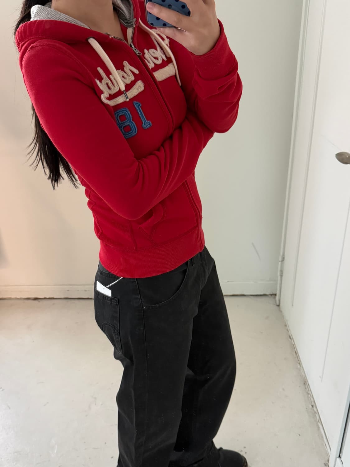 일본빈티지 아베크롬비 후드집업 xs 상품이미지3