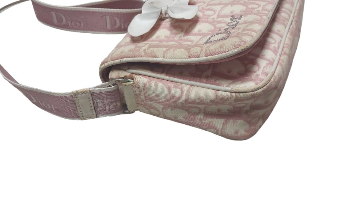 디올 오블리크 걸리 플라워 크로스백 (정품) 상품이미지8