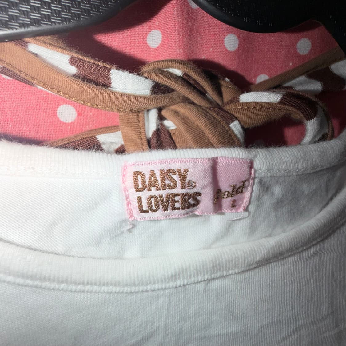 [Daisy Lovers] 데이지 러버스 레어드 홀터넥 반팔 티셔츠 상품이미지3