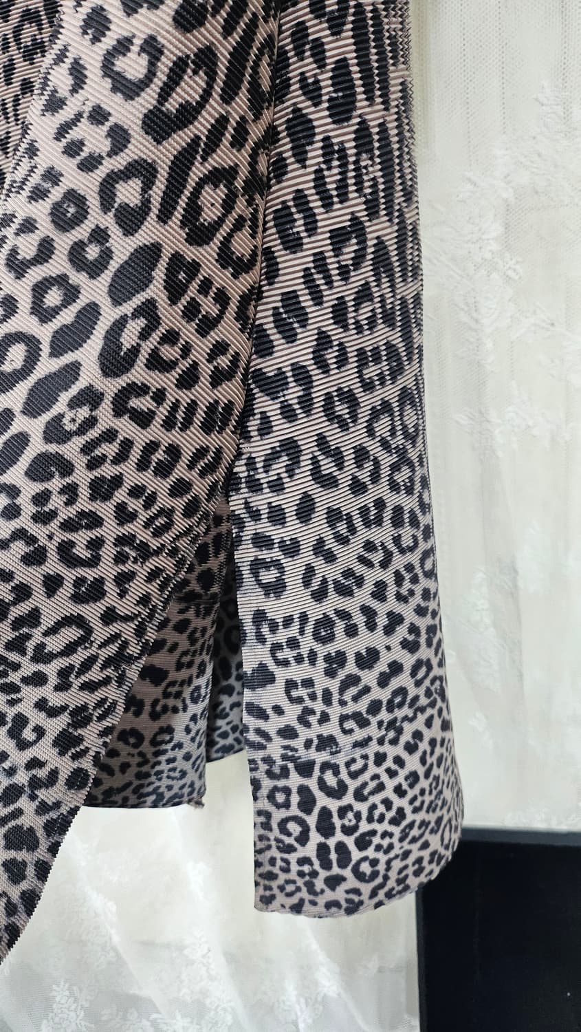 레오파드  플리츠 주름 가디건  상품이미지8