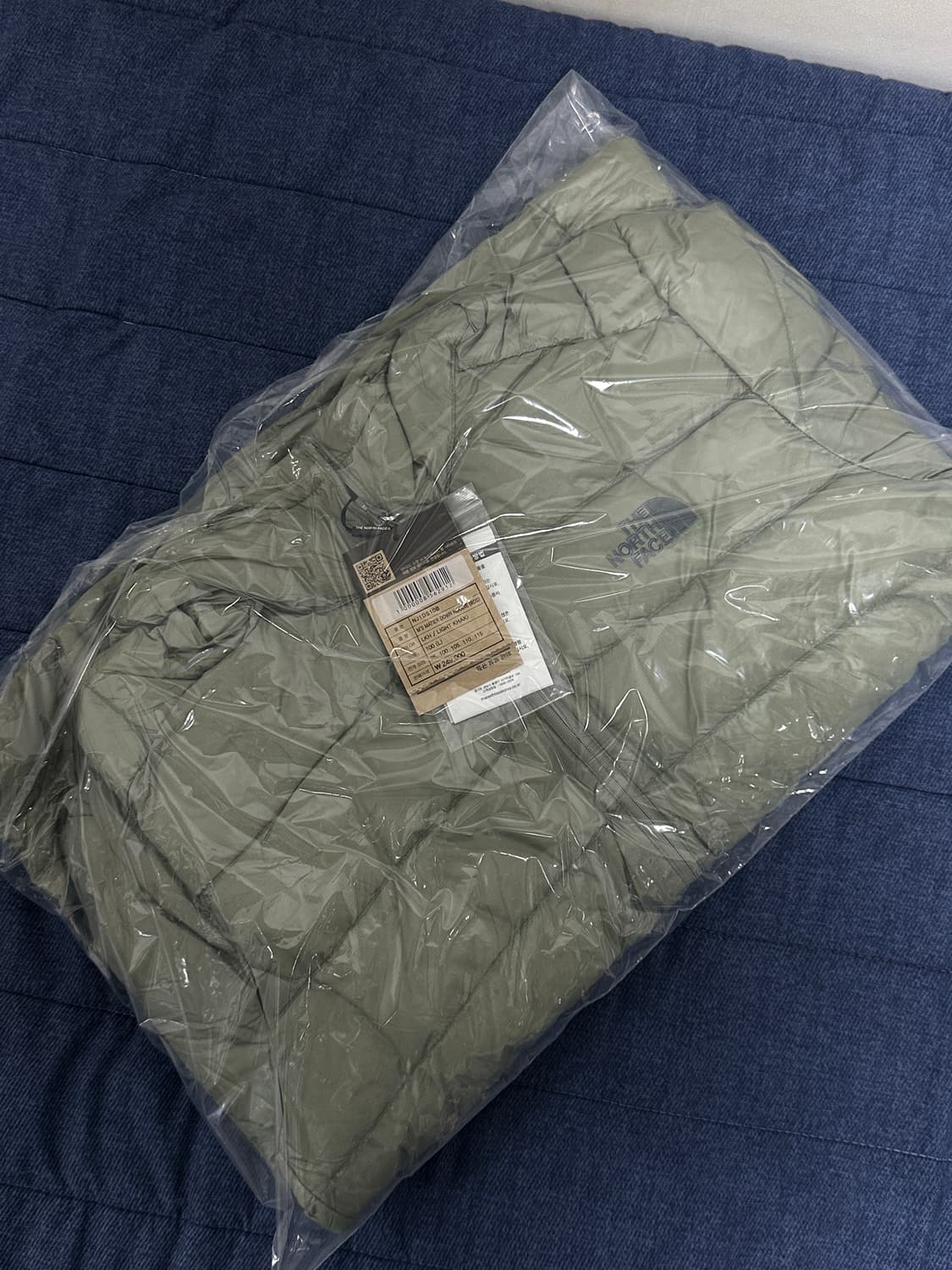 실물 1등 노스페이스 경량패딩 마티에 라이트 카키 새상품 상품이미지3