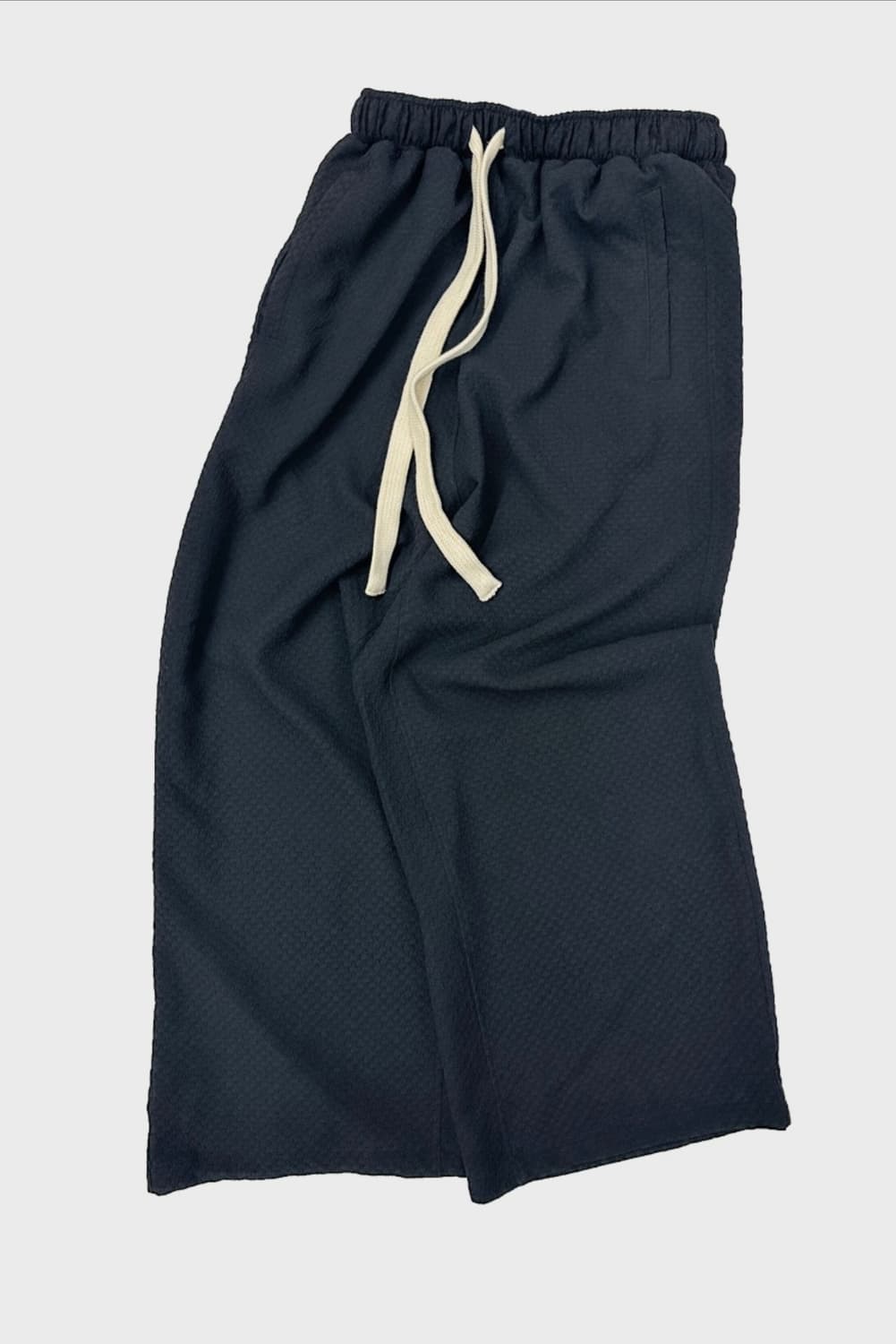 논노드 카프리 파자마 팬츠 자카드 블랙 1사이즈 상품이미지1