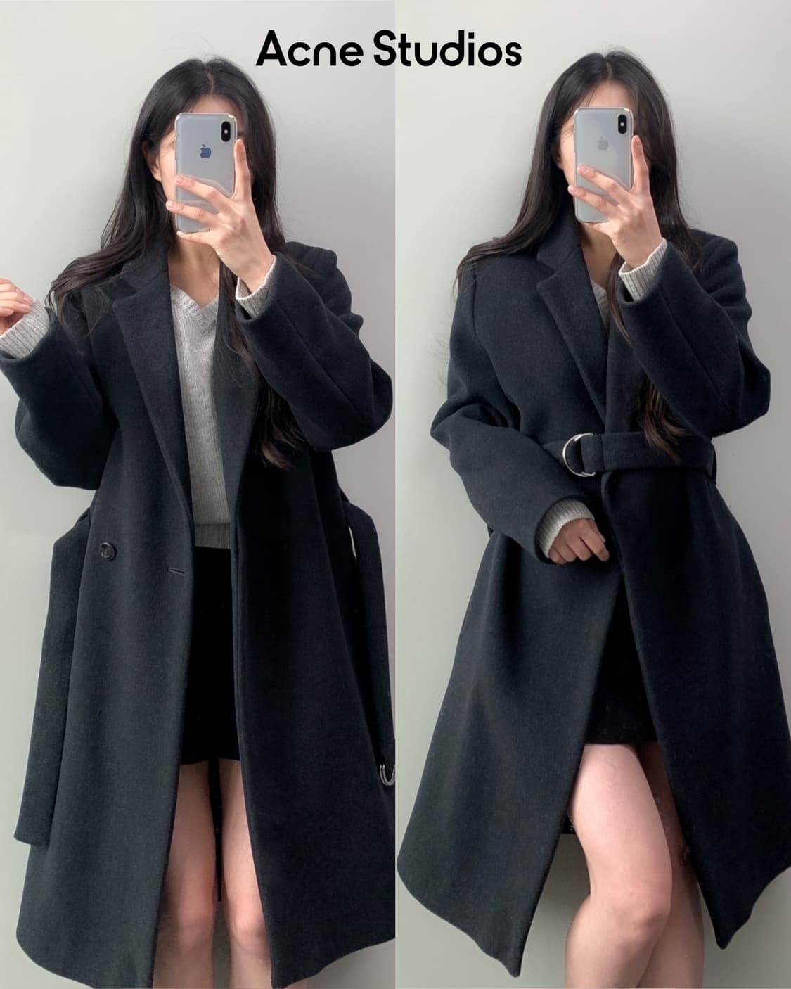 아크네 스튜디오 롱 코트 상품이미지1