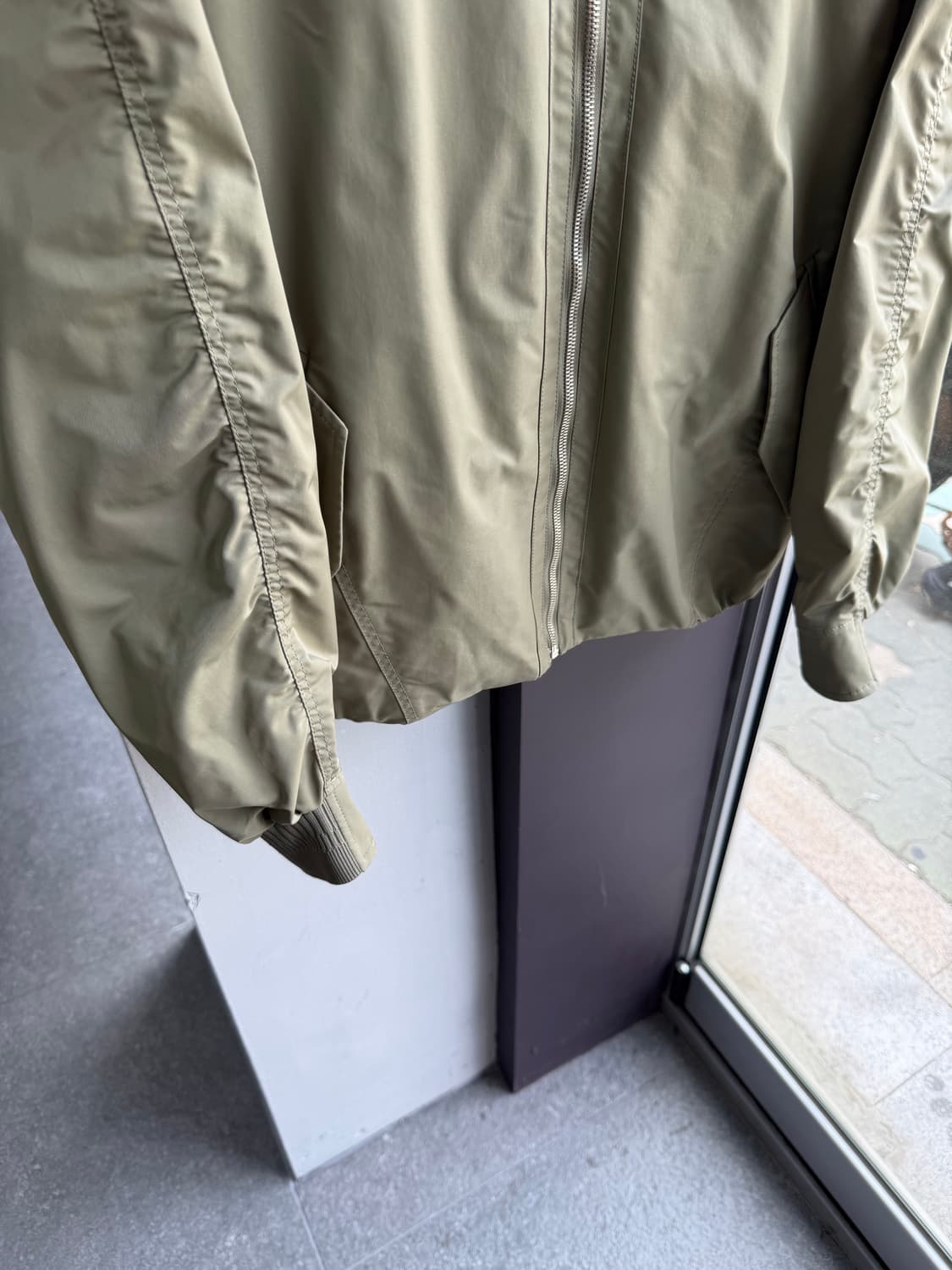 100~105/ 시스템옴므 22FW 나일론 봄버 자켓 상품이미지4