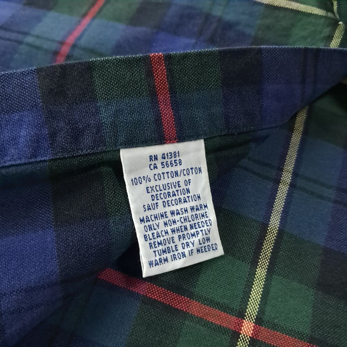 CK574 2XL 폴로 90s 클래식 타탄체크 셔츠 남방 상품이미지5