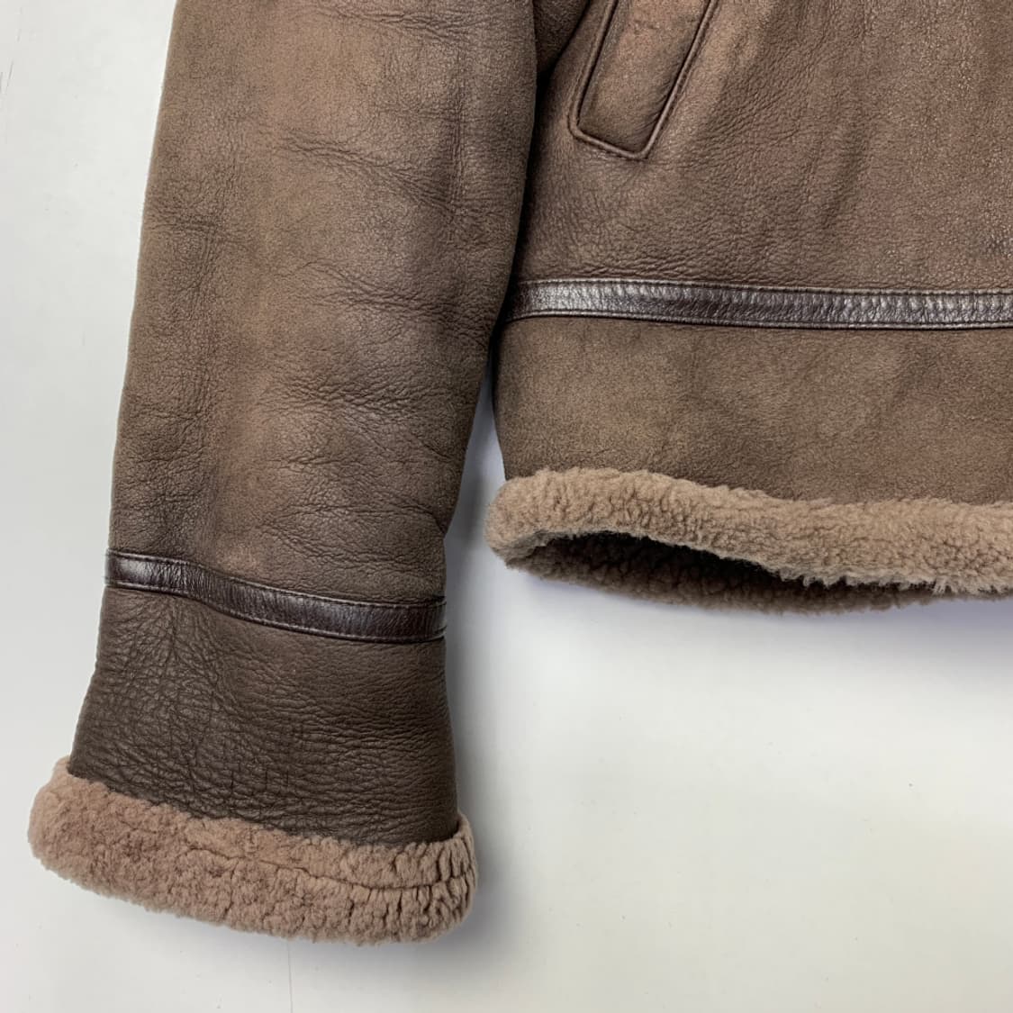 [95/정품] CASPI 양 가죽 양털 자켓 L1-0020 상품이미지5