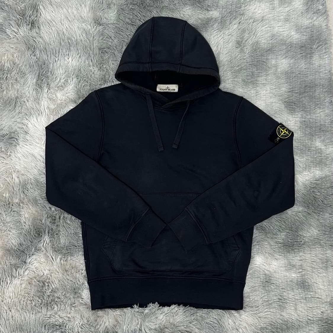 [21년식/정품] 스톤아일랜드 네이비 후드티 상품이미지1