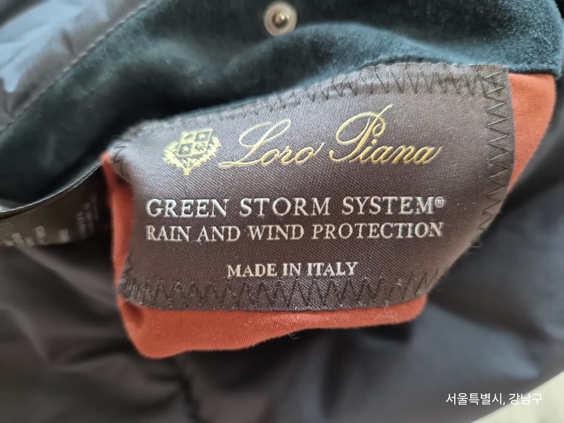 로로피아나 캐시미어 리버시블 롱패딩 M 상품이미지7