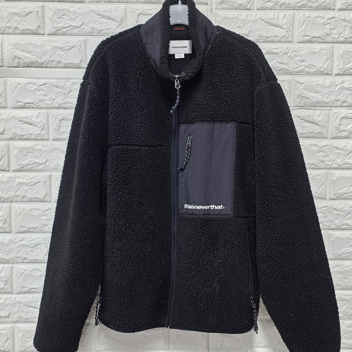 택포) 21s 디스이즈데버넷 블랙 플리스 후리스 M 상품이미지1