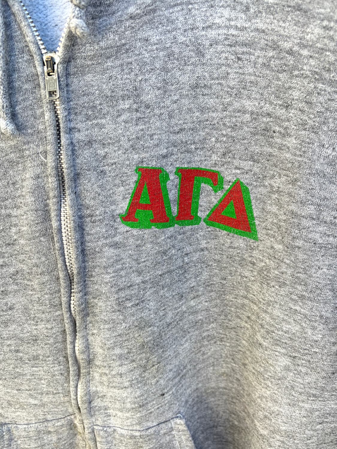 50s 칼리지 후드집업 상품이미지3