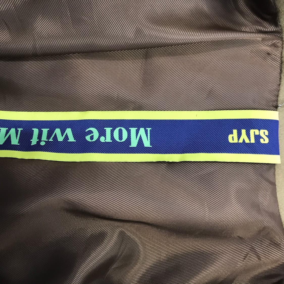 SJYP 한섬 핸드메이드 카멜 하프코트 [S] 상품이미지4