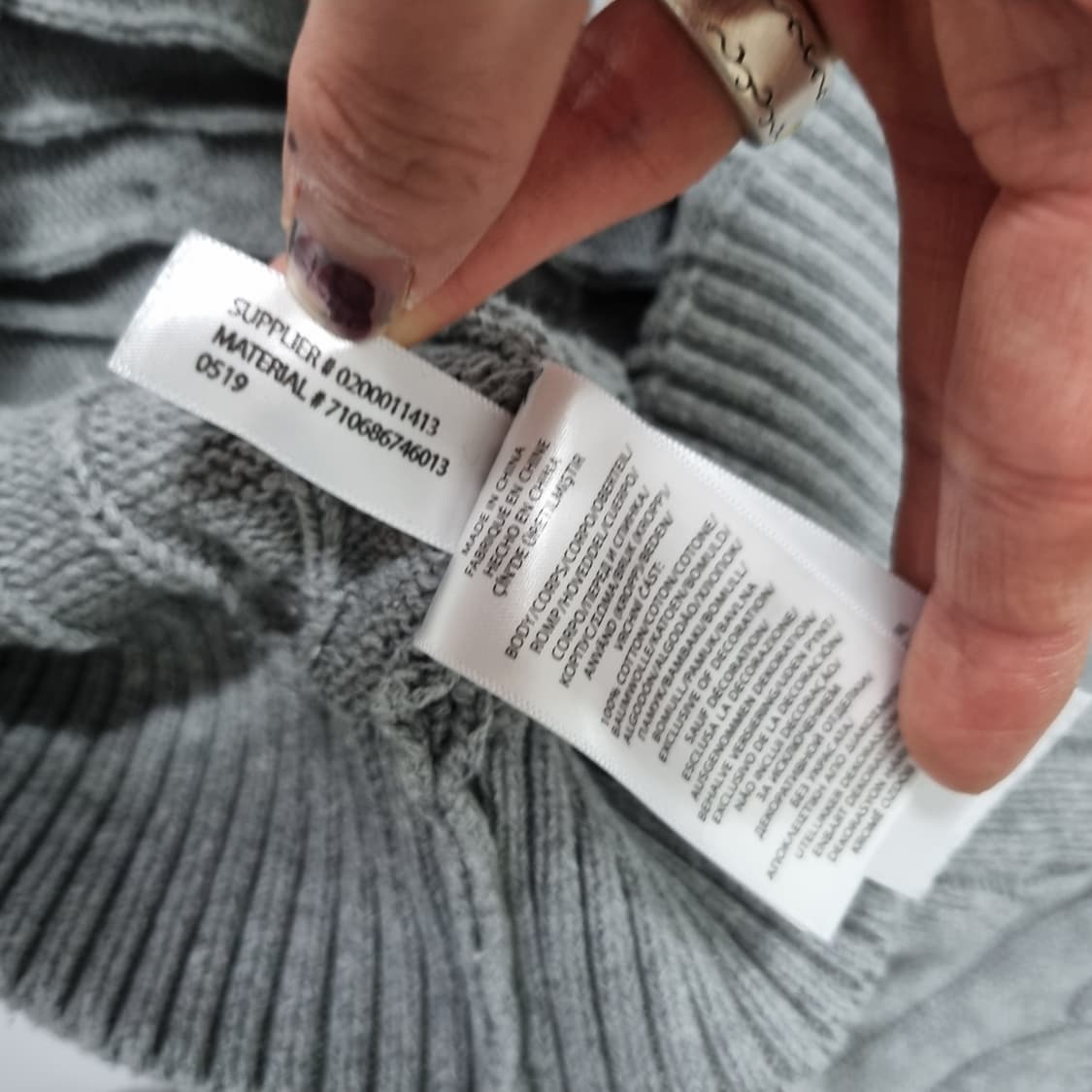 폴로 꽈배기 니트 상품이미지5