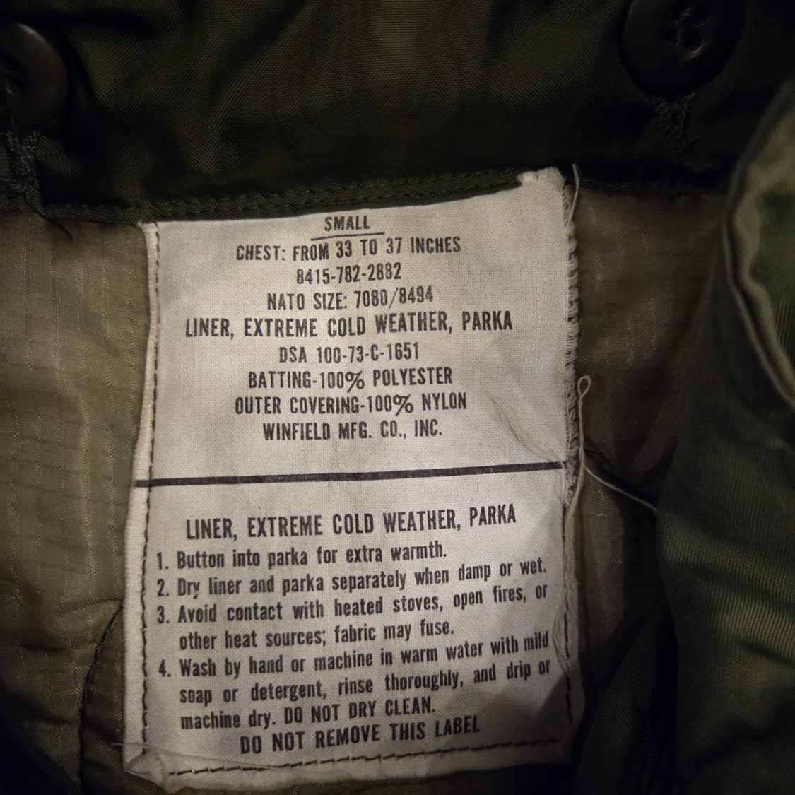 m65 피쉬테일 오리지널 s 사이즈 상품이미지4