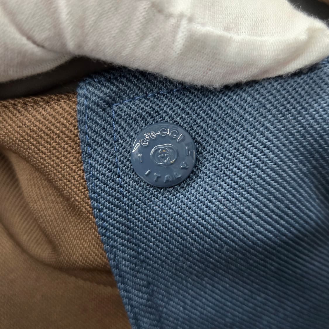 구찌 미켈레 스트라이프 로고배치 자켓 48 상품이미지3