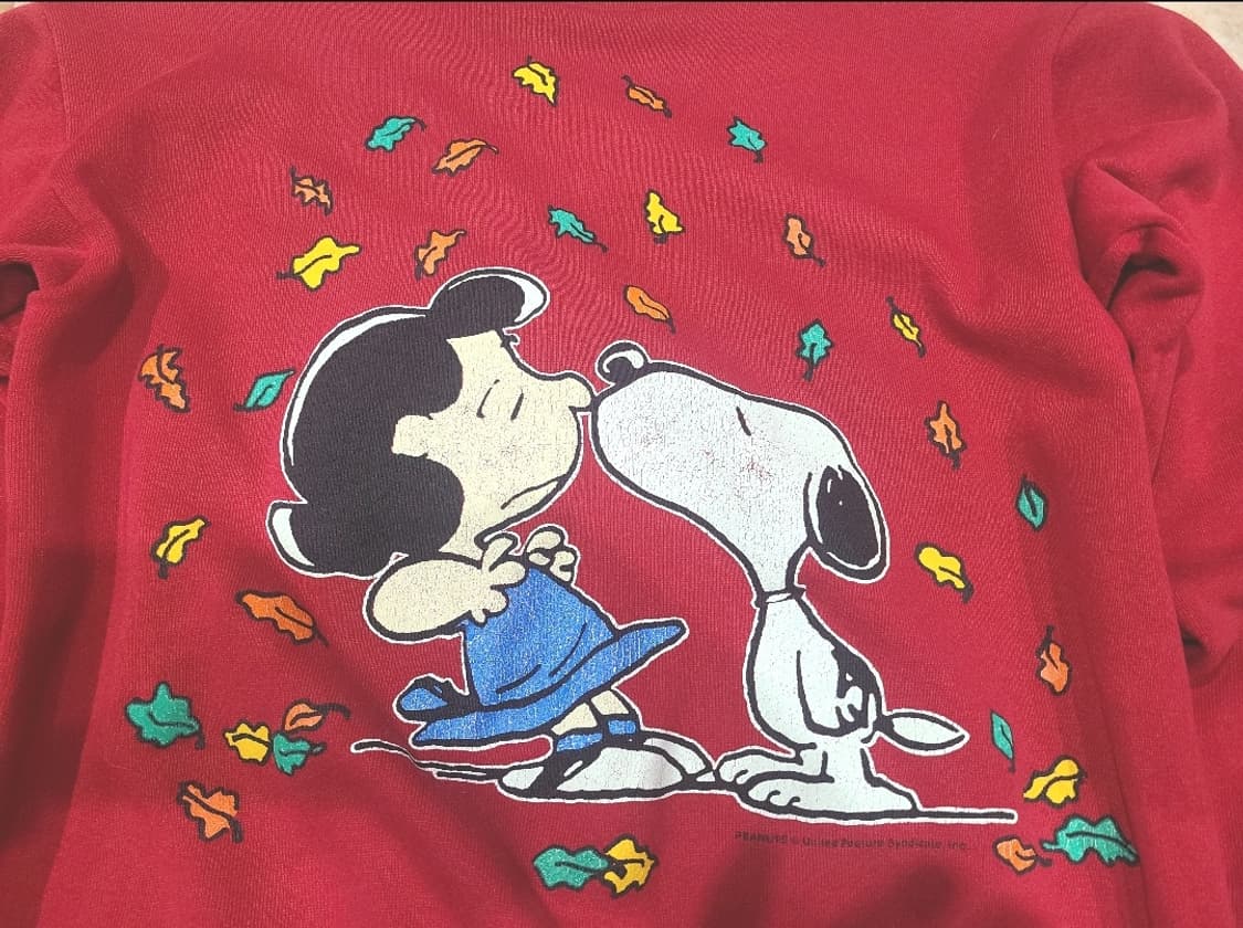 90년대 TULTEX 스누피 빈티지 스웻셔츠 상품이미지2