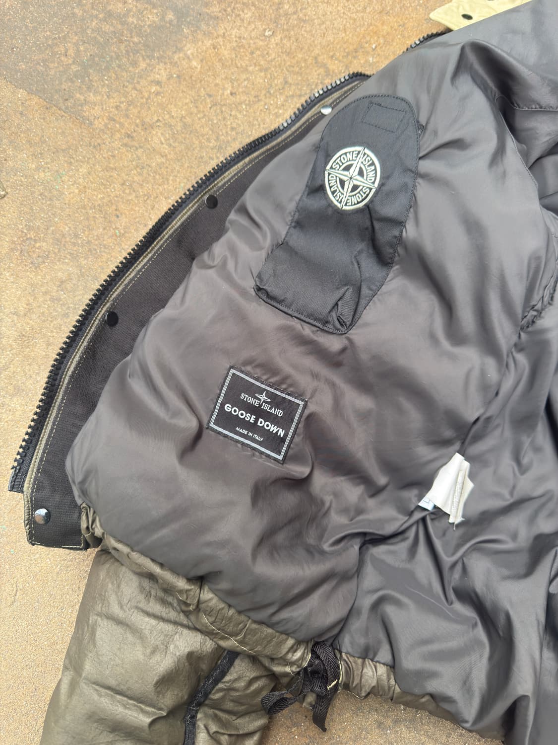 스톤 아일랜드 Opaque Nylon Tela Down 06AW 상품이미지5
