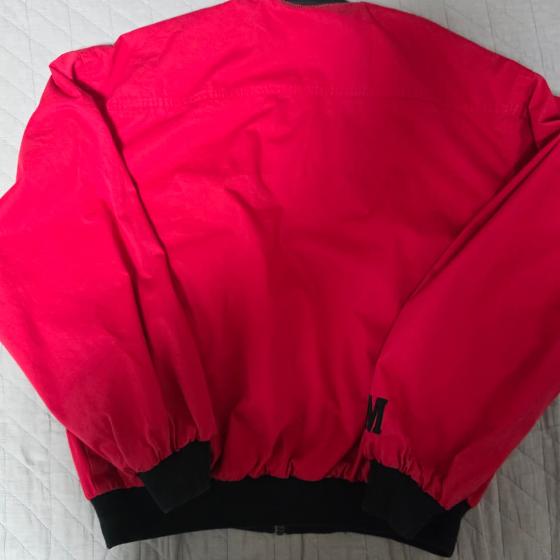 [XL] 90s 빈티지 말보로 리버시블 봄버 자켓 블랙/레드 굿컨디션 상품이미지8