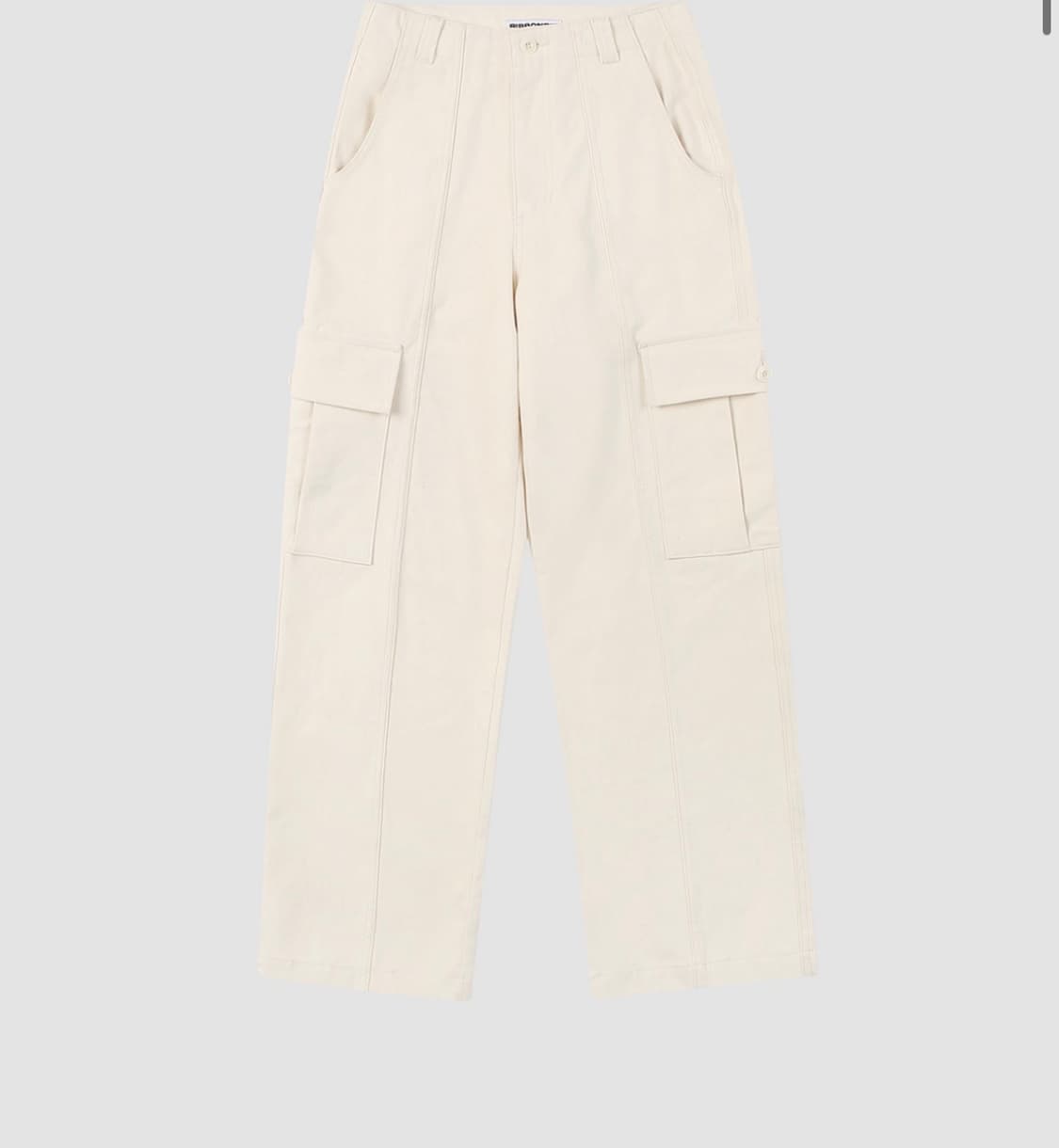 (새상품)ribbonbit 리본빛 코튼 팬츠 아이보리 m 상품이미지1