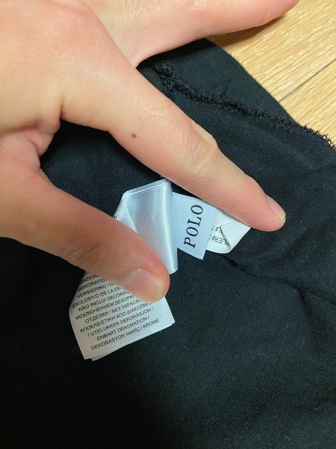 폴로 랄프로렌 긴 팔 티셔츠 롱슬리브 맨투맨 블랙 상품이미지5