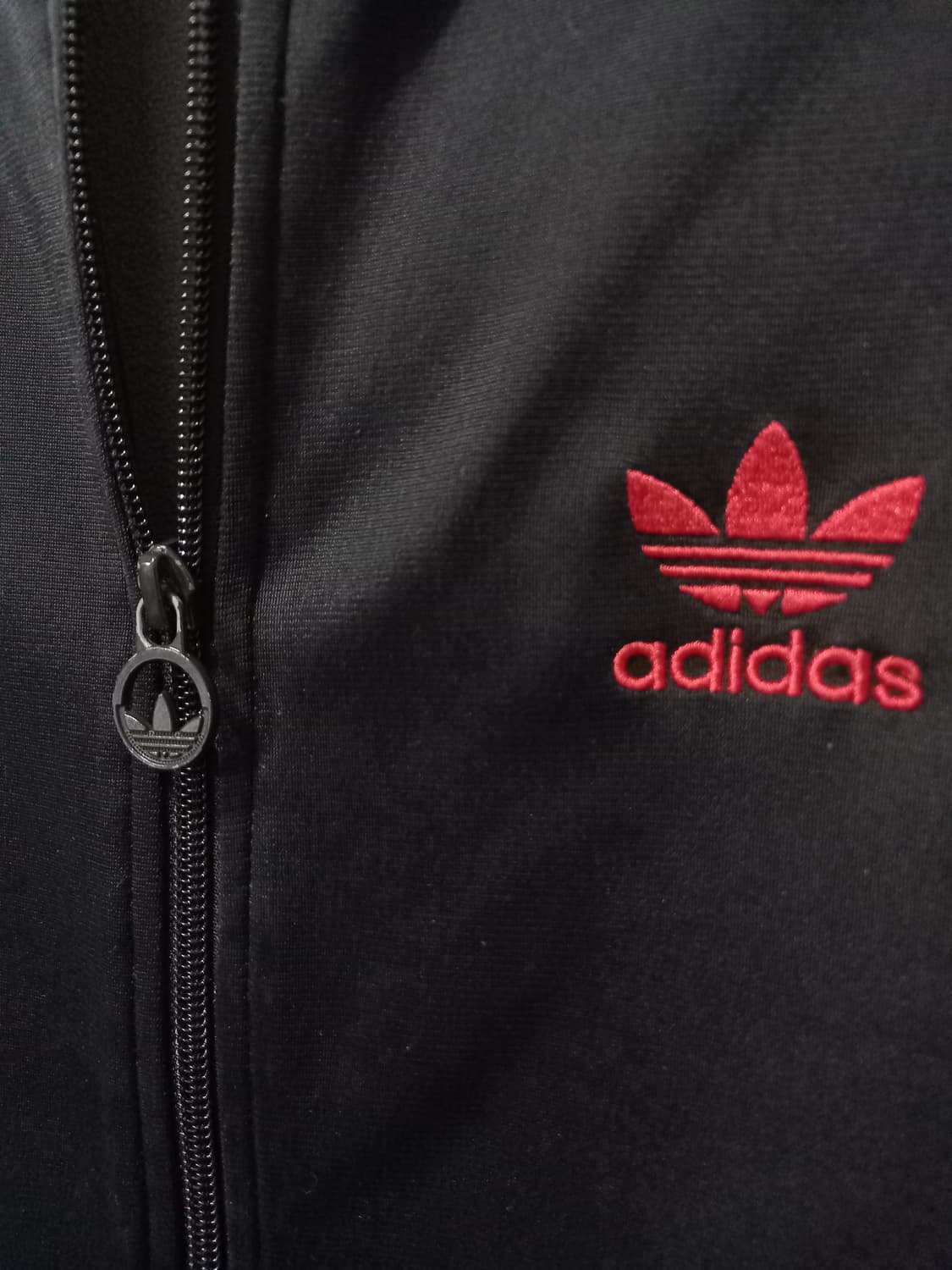 아디다스 검빨 블랙 트랙탑 저지 져지집업 95/M 상품이미지2