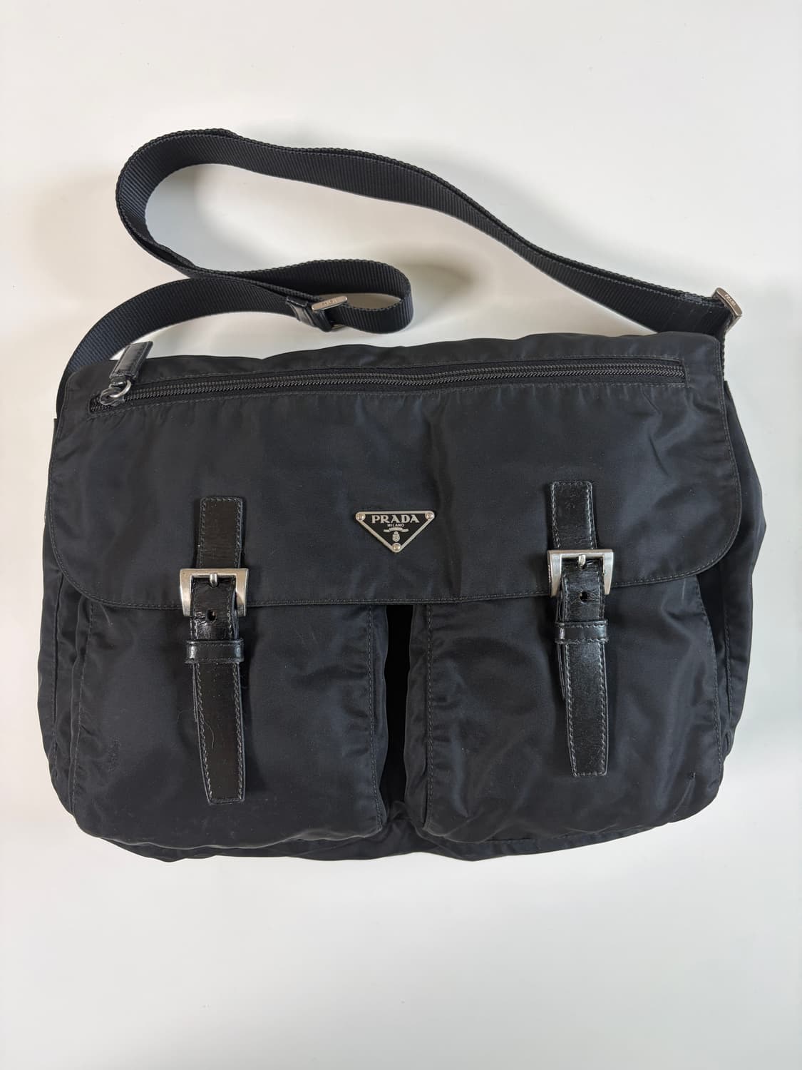 프라다 포코노 나일론 투포켓 크로스백 메신저백 상품이미지2