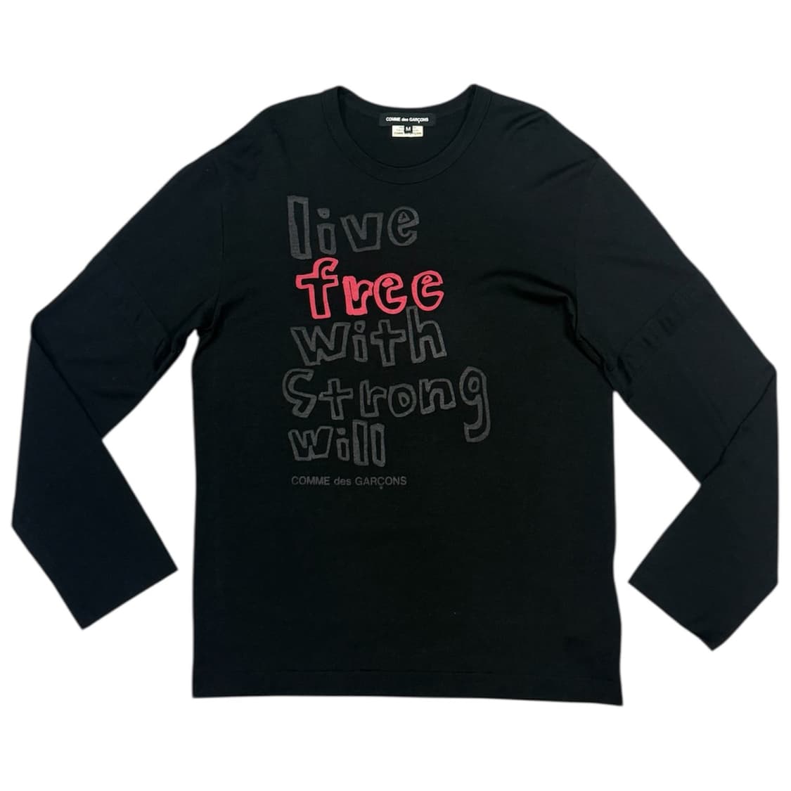 2011 꼼데가르송 자유로운 삶 강인한 의지 울 니트 스웨터 상품이미지1