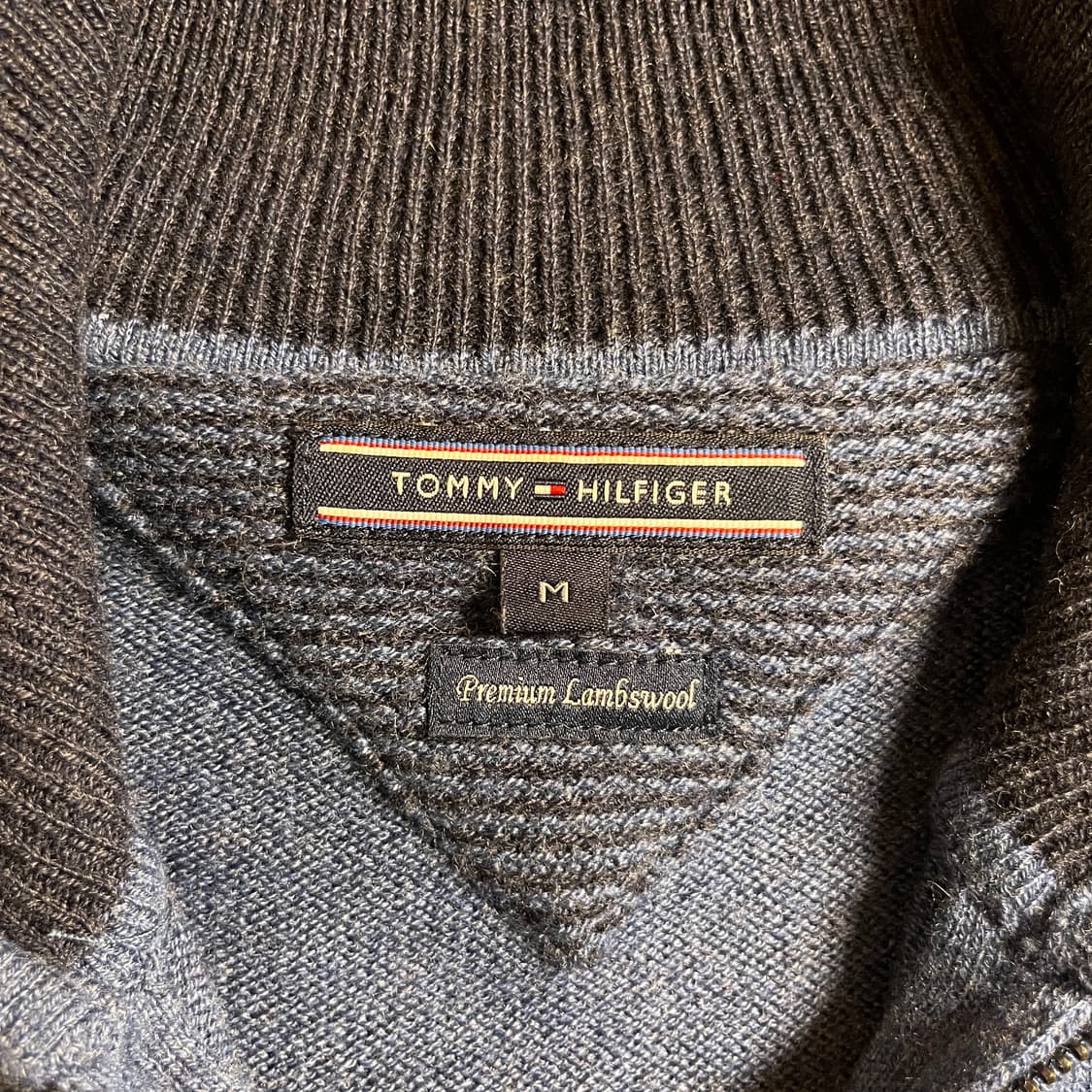 타미힐피거 램스울 반집업 니트 상품이미지5