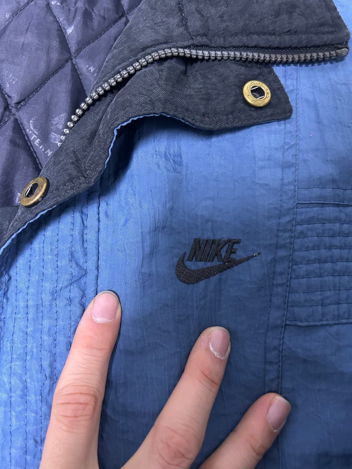올드 나이키 블루종 바람막이 점퍼 사이즈 105-110 상품이미지3