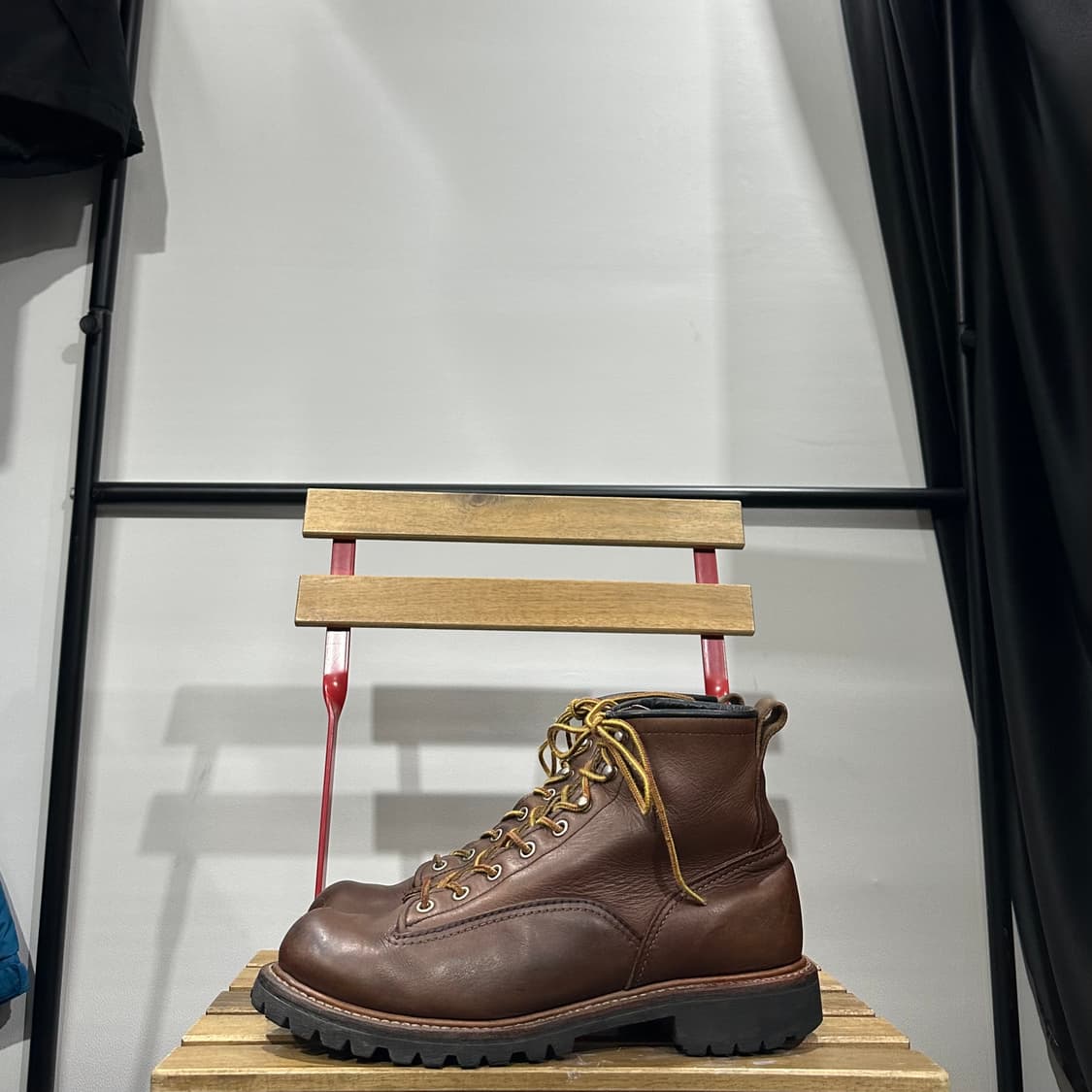 8D 260) 레드윙 워커 남성 남자 부츠 라인맨 러그 2936 브라운 상품이미지3