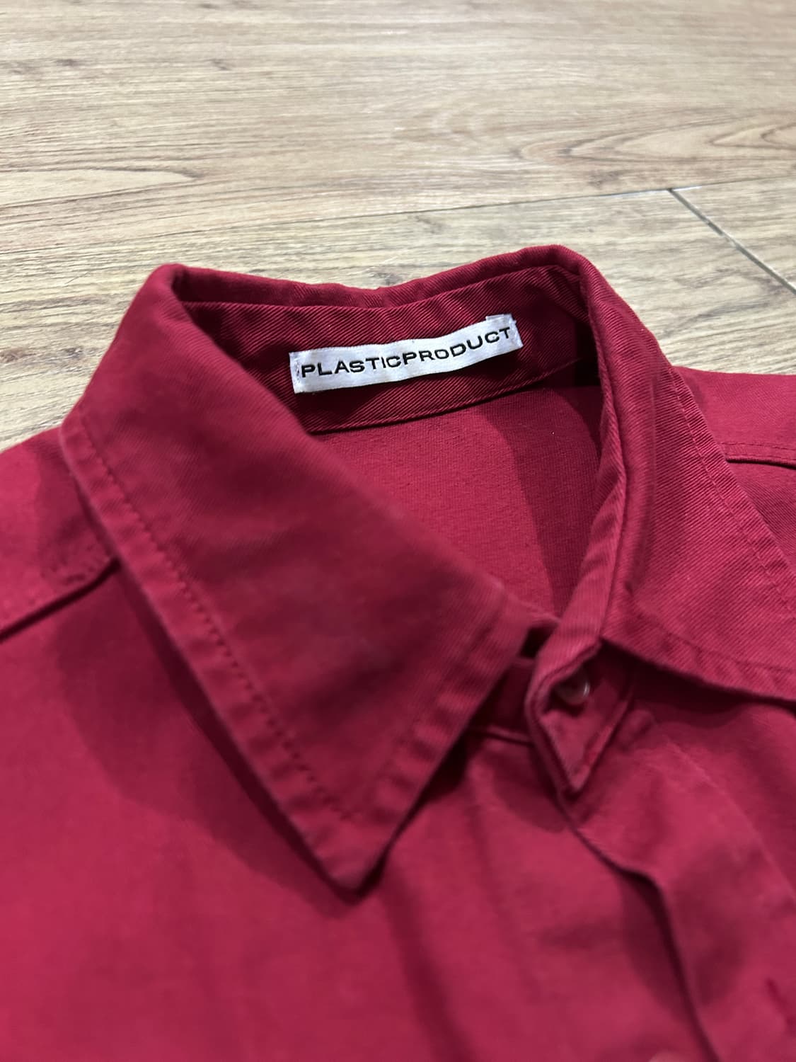 plasticproduct 버건디 셔츠 상품이미지5