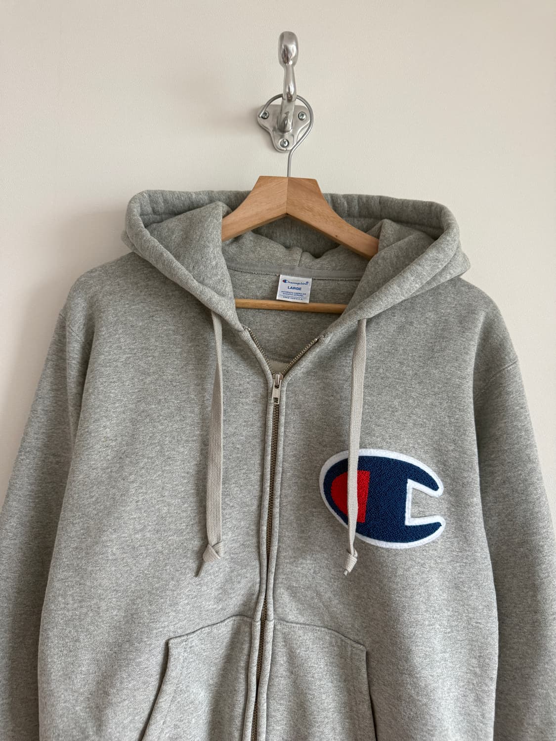 [L] 챔피온(Champion) 빅로고 후드집업 상품이미지2