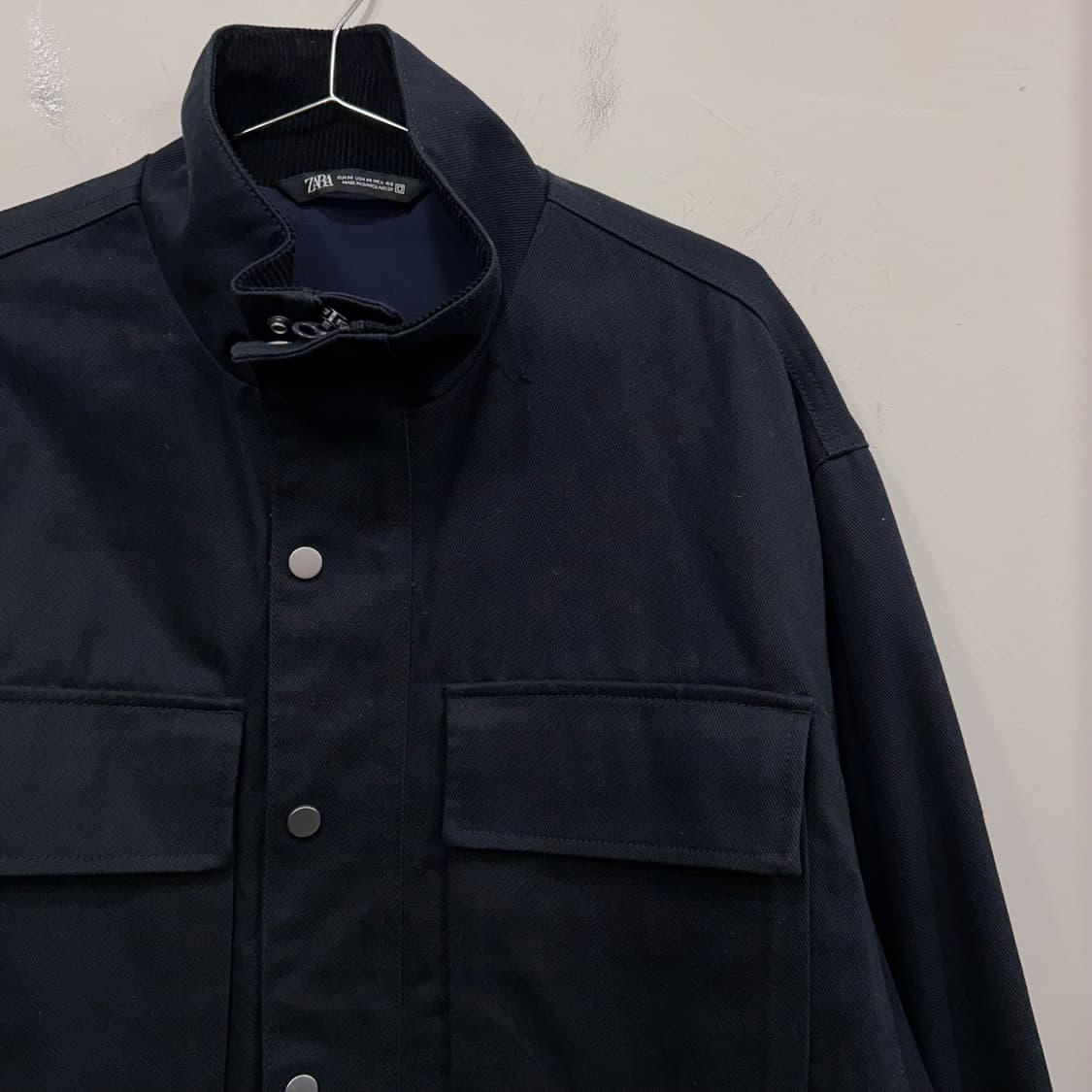 자라 옴므 스웨이드카라 코튼 워크자켓 상품이미지1