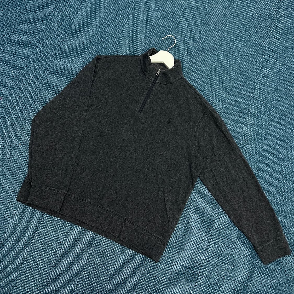 [L] 폴로 반집업 니트 상품이미지1